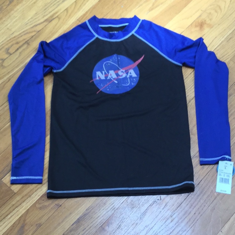 Boys’ NASA long sleeved rash guard